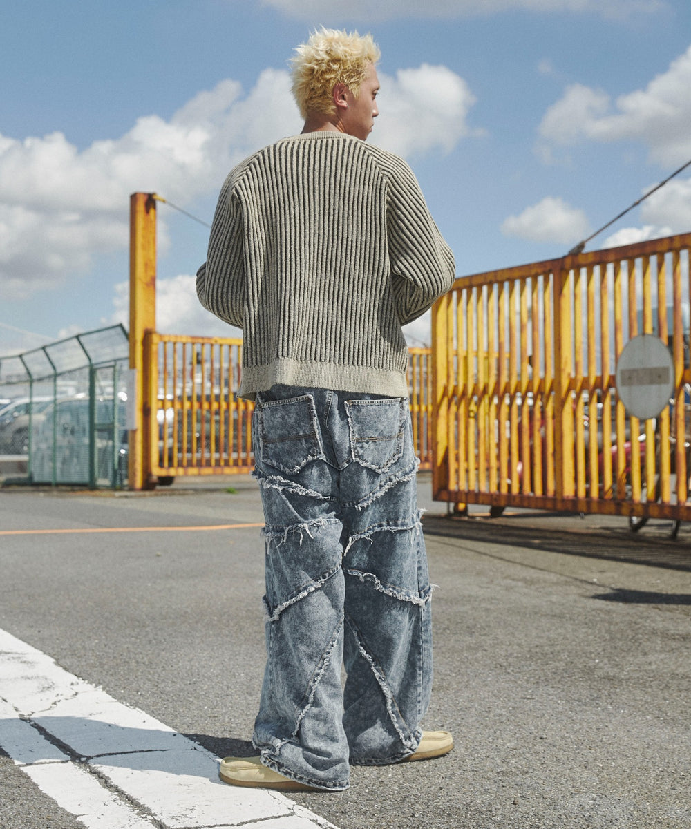 ベージュ　モデル：178㎝　L着用