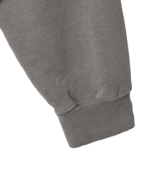 ピグメントダメージアップリケZIPパーカー