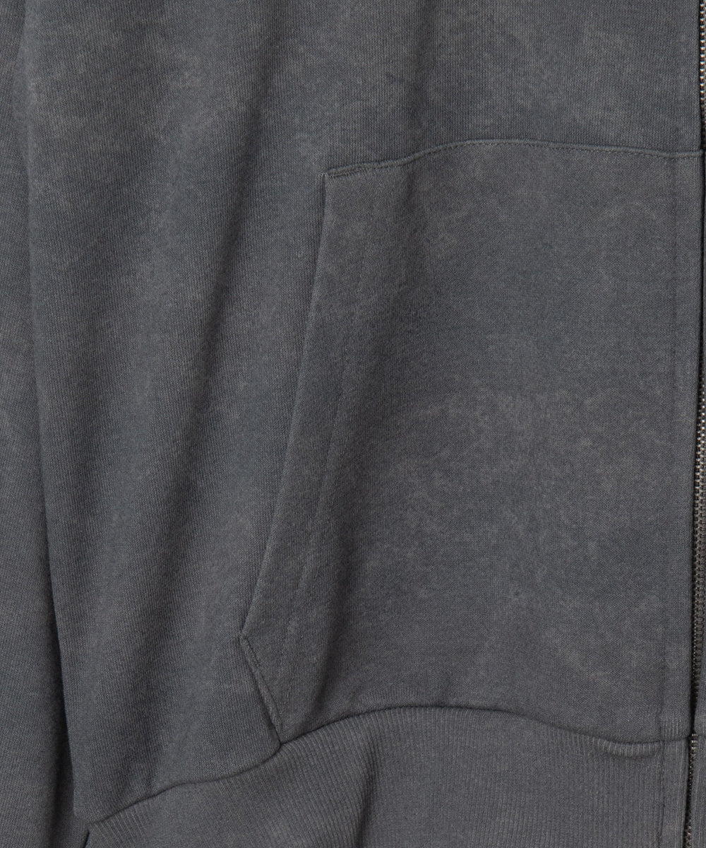 メタルワンポイントZIPパーカー