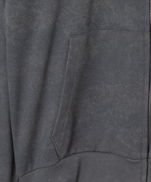 メタルワンポイントZIPパーカー