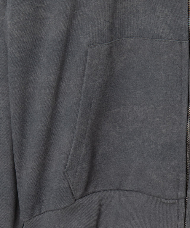 メタルワンポイントZIPパーカー