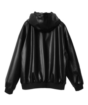 合皮フードブルゾン