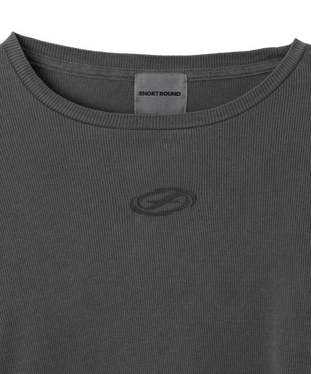 ショートロゴリブT（LS）