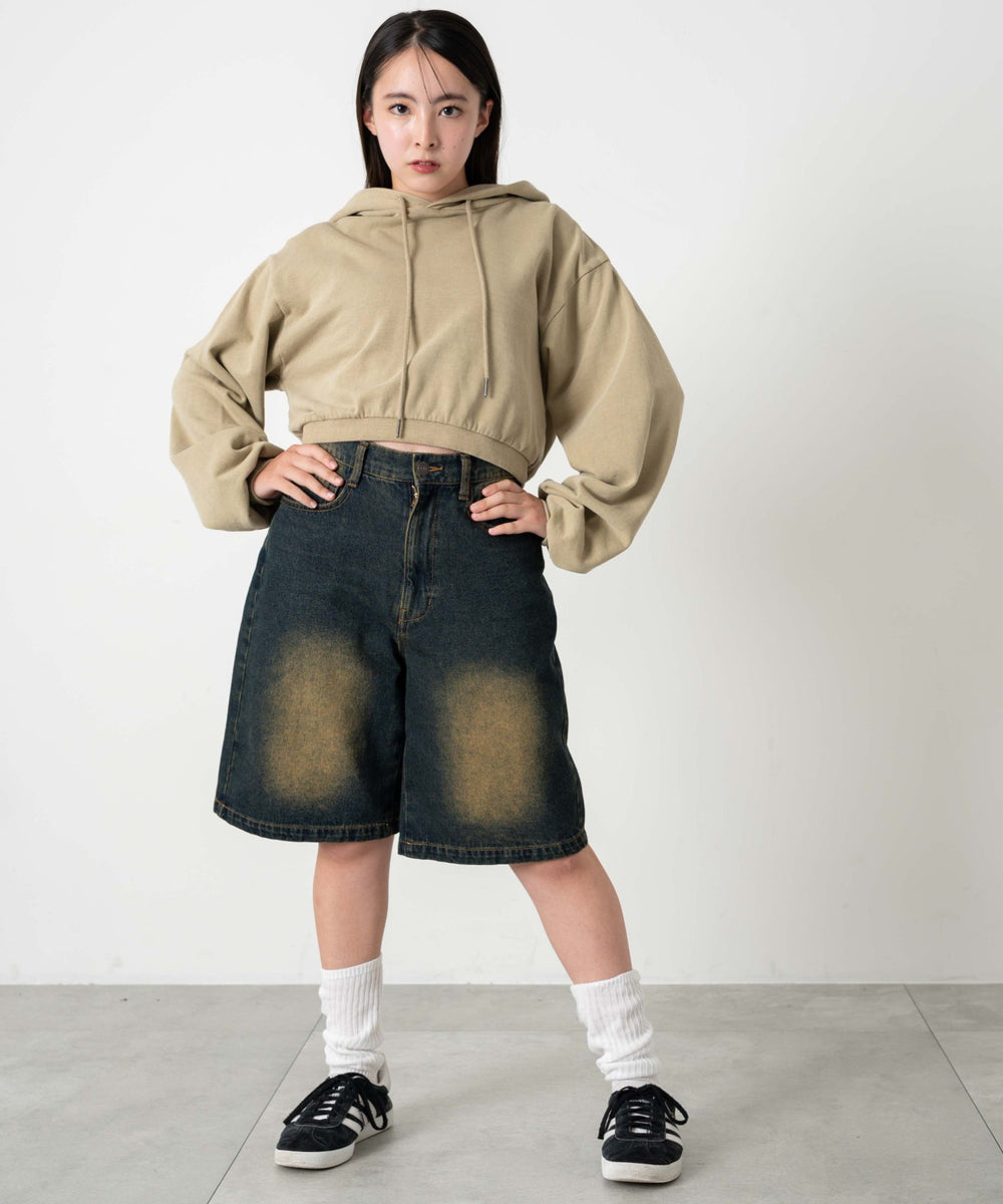 ベージュ  モデル：152cm F着用