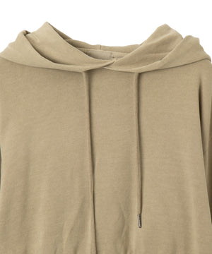 ピグメントショートグラフィックプルパーカー