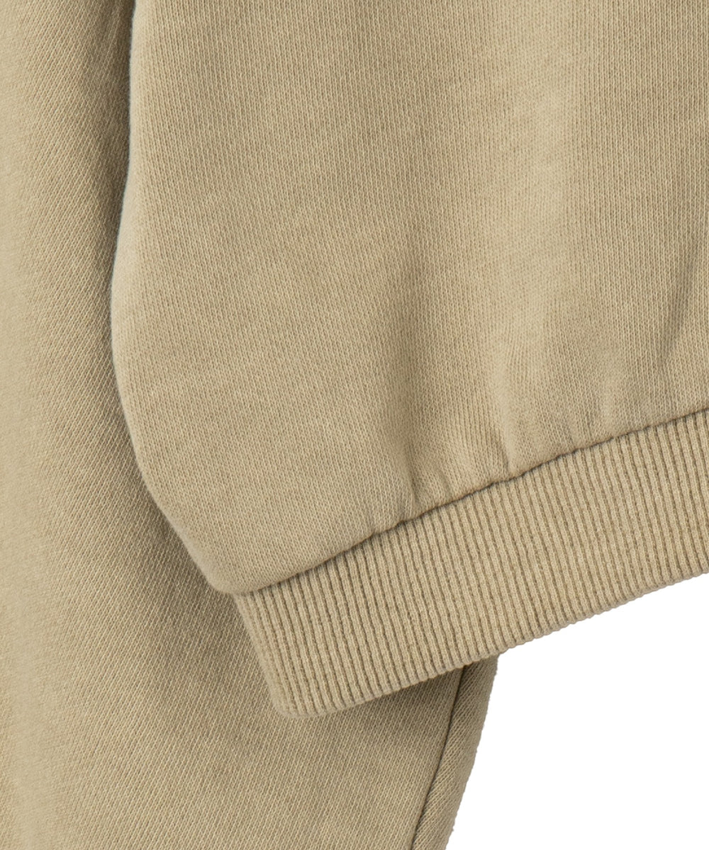 ピグメントショートグラフィックプルパーカー