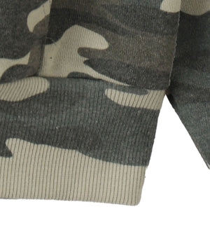 パターンメタルワンポイントプルパーカー