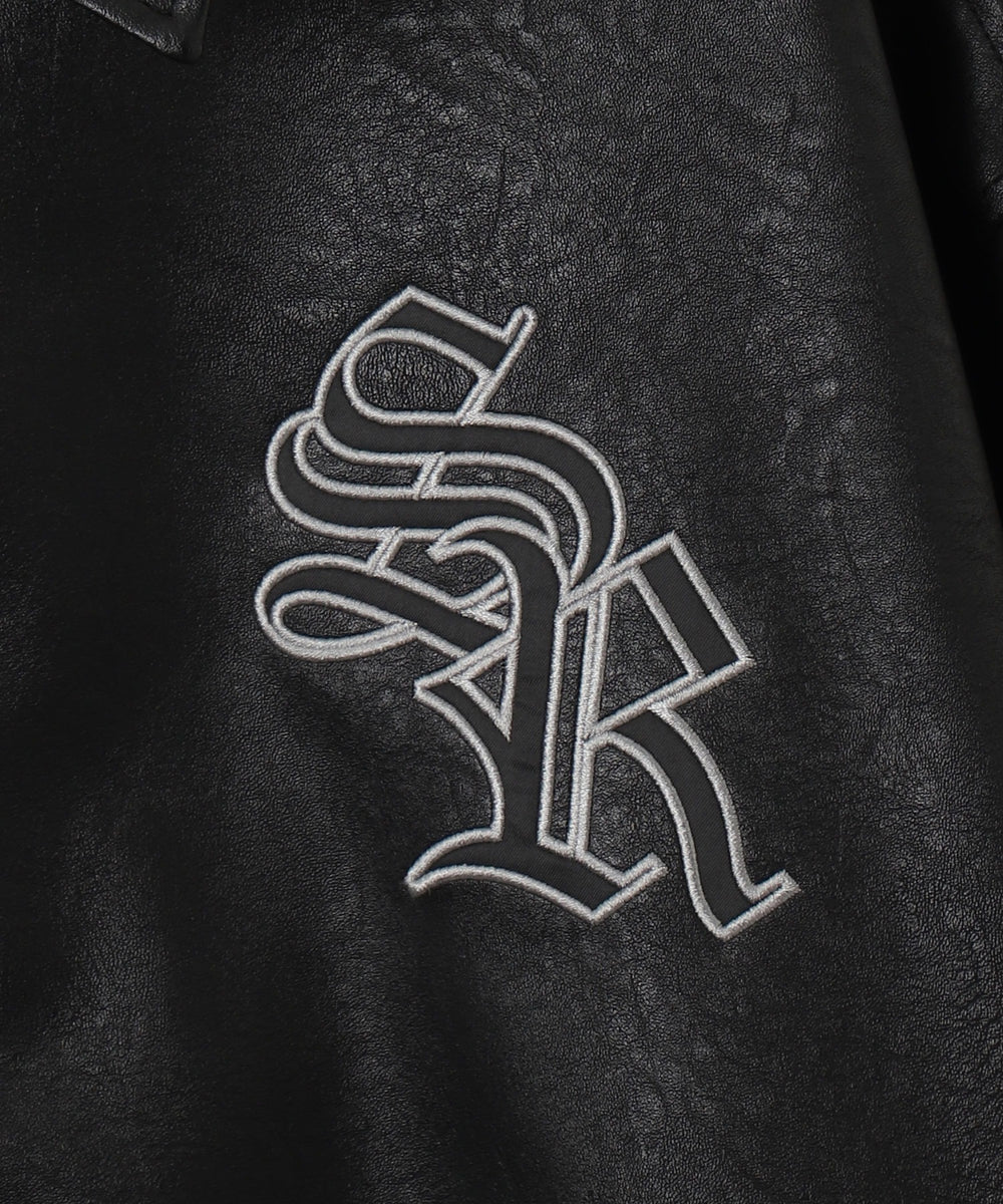 合皮グラフィックジャケット