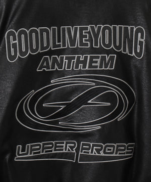 合皮グラフィックジャケット