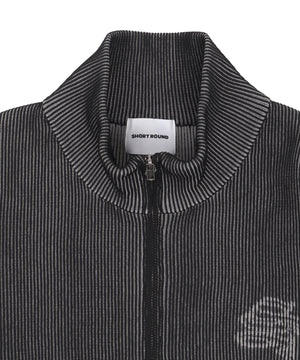 トライバルスリーブニットブルゾン