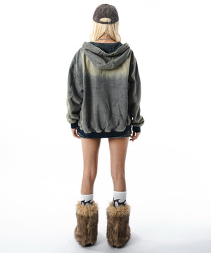 デニム淡加工 モデル：172cm M着用