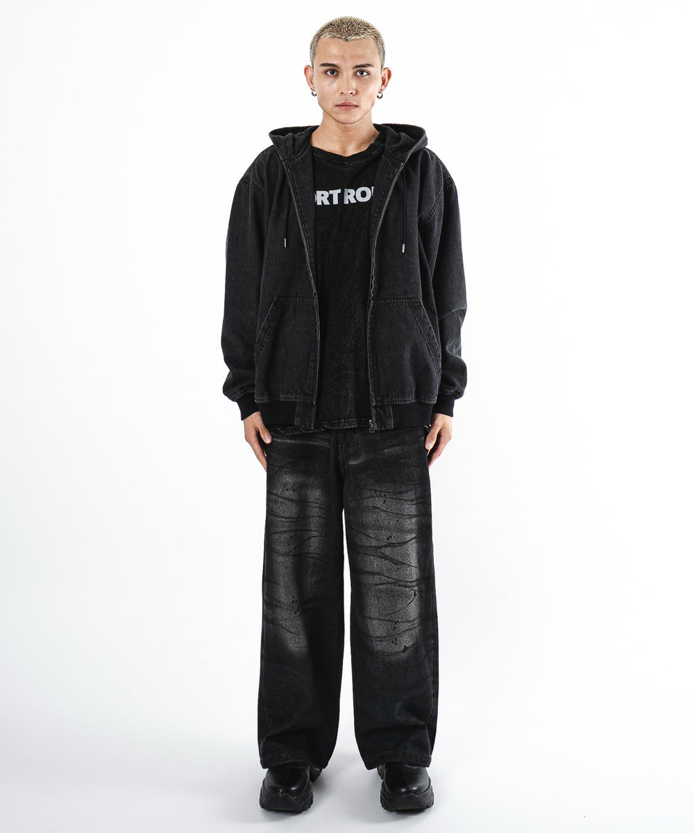 デニムブラックソノタ モデル：180cm L着用