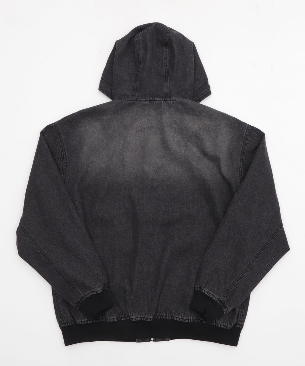 フードデニムブルゾン