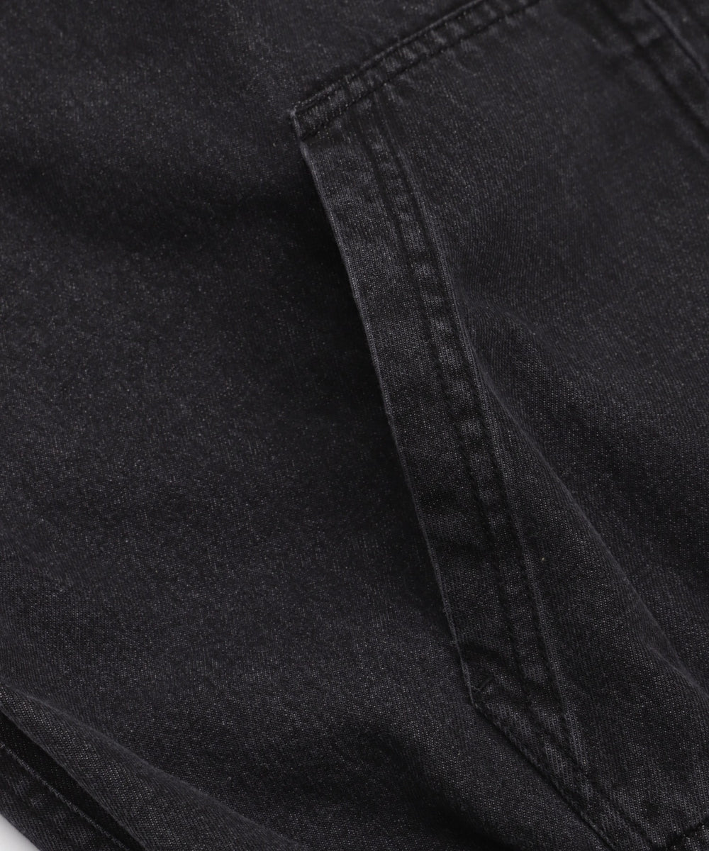 フードデニムブルゾン