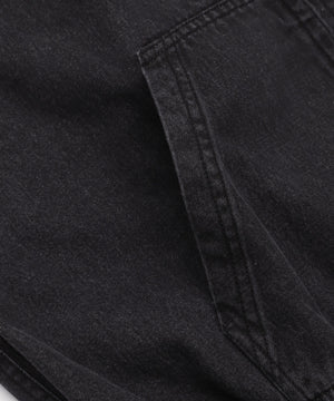 フードデニムブルゾン