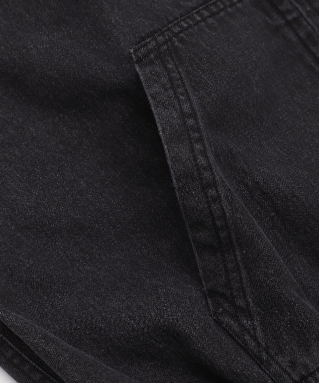 フードデニムブルゾン