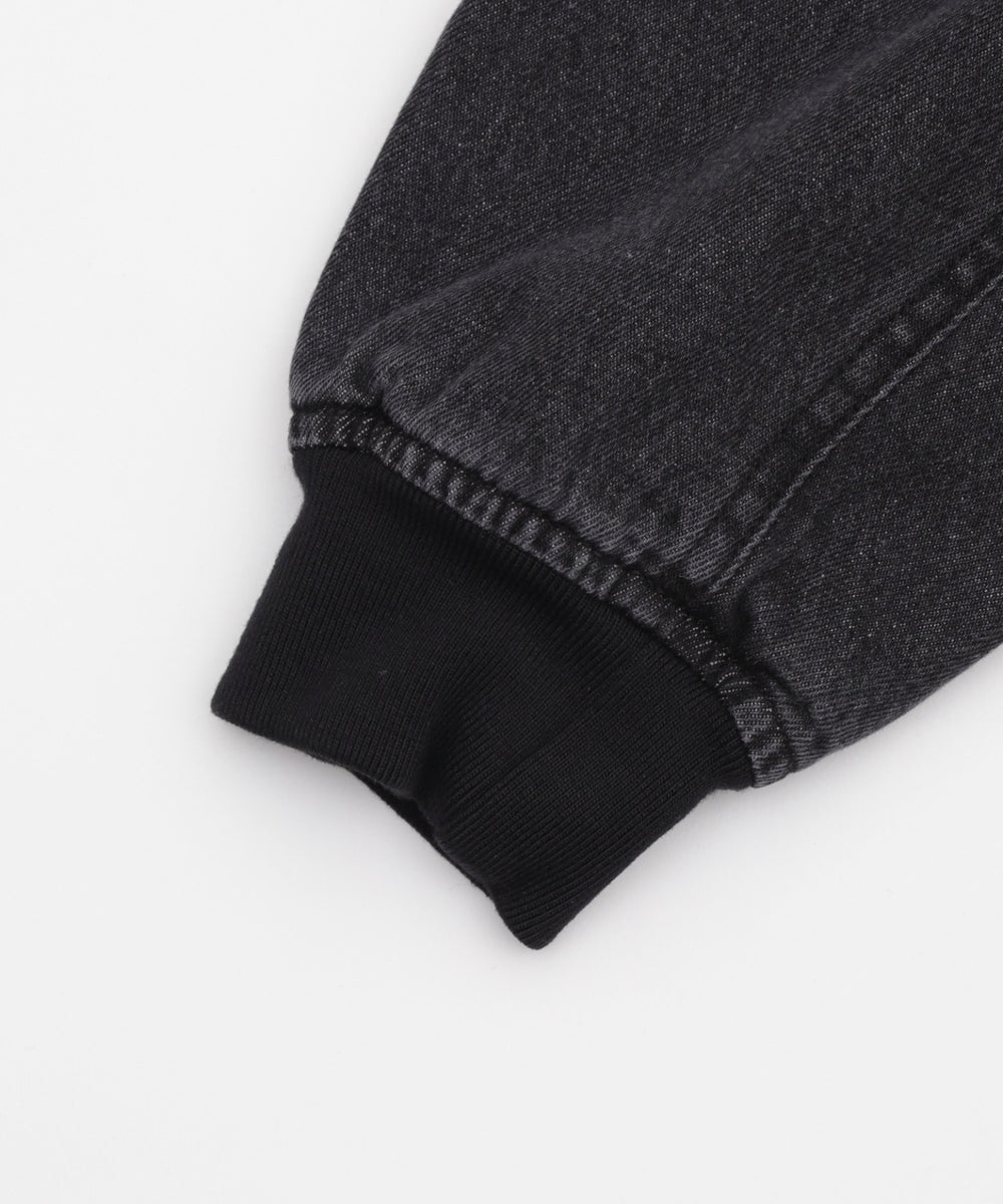 フードデニムブルゾン