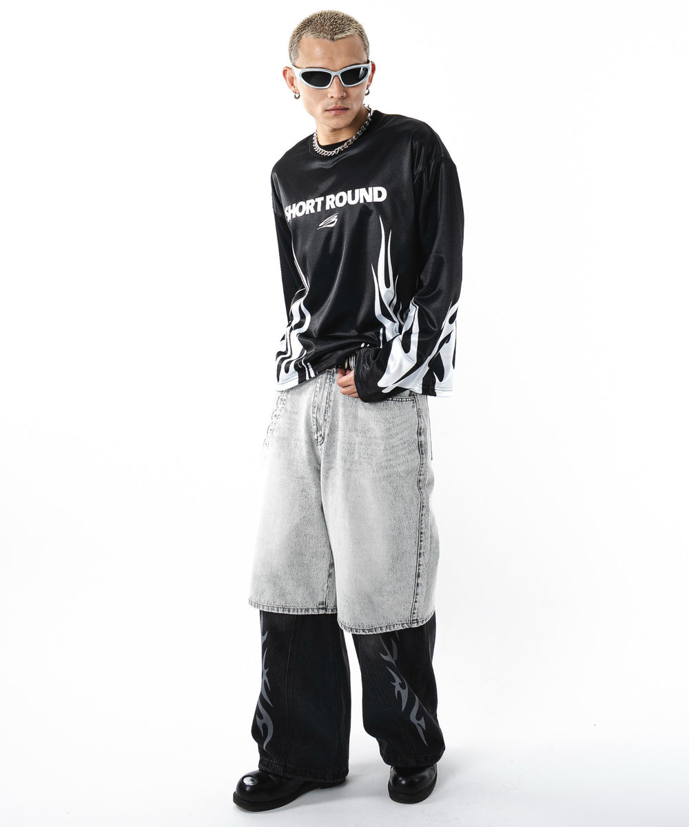 ブラック モデル：180cm L着用