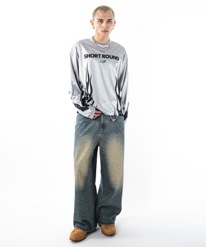 グレー モデル：180cm L着用