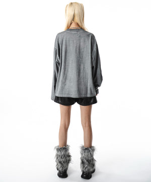 グレー モデル：172cm L着用