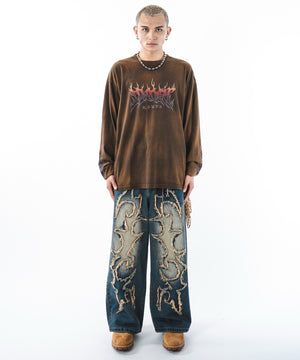 ブラウン モデル：180cm L着用