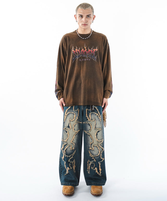 ブラウン モデル：180cm L着用