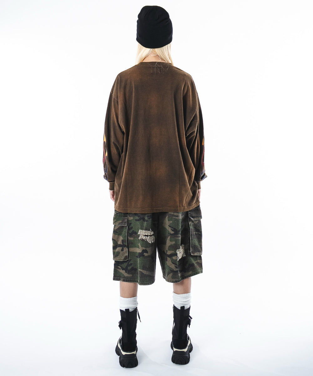 ブラウン モデル：172cm L着用