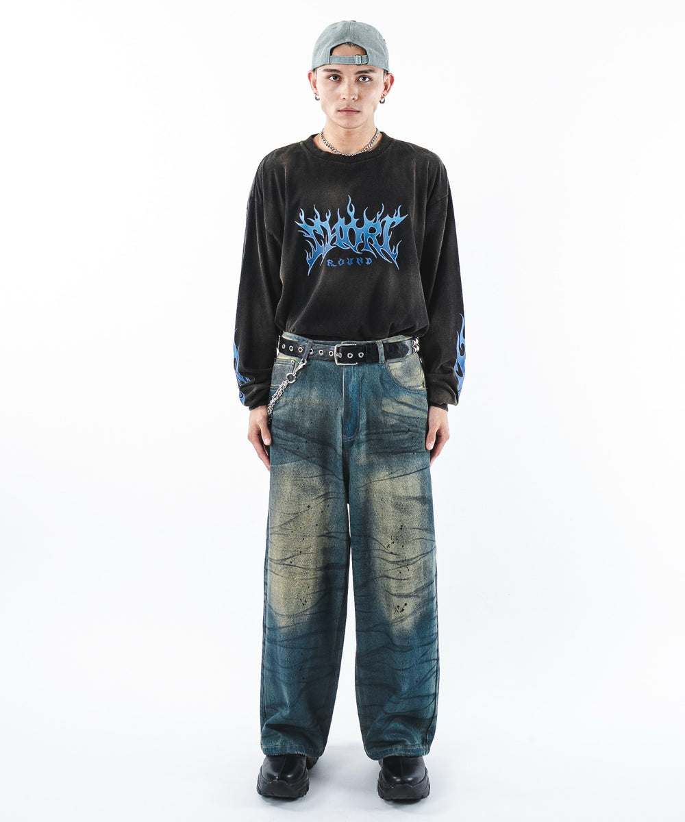 ブラック モデル：180cm L着用