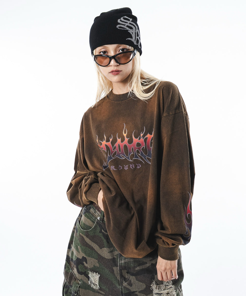 ブラウン モデル：172cm L着用