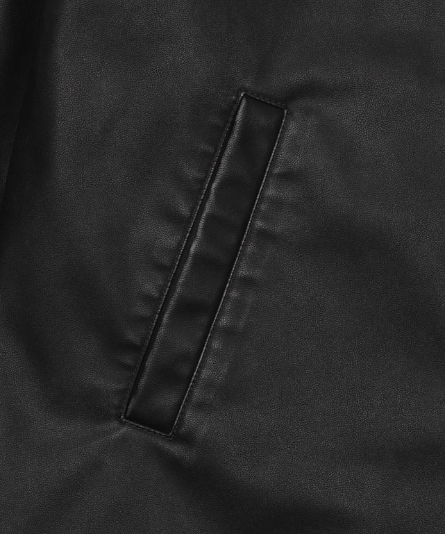 MA55IVE　PUショートグラフィックブルゾン