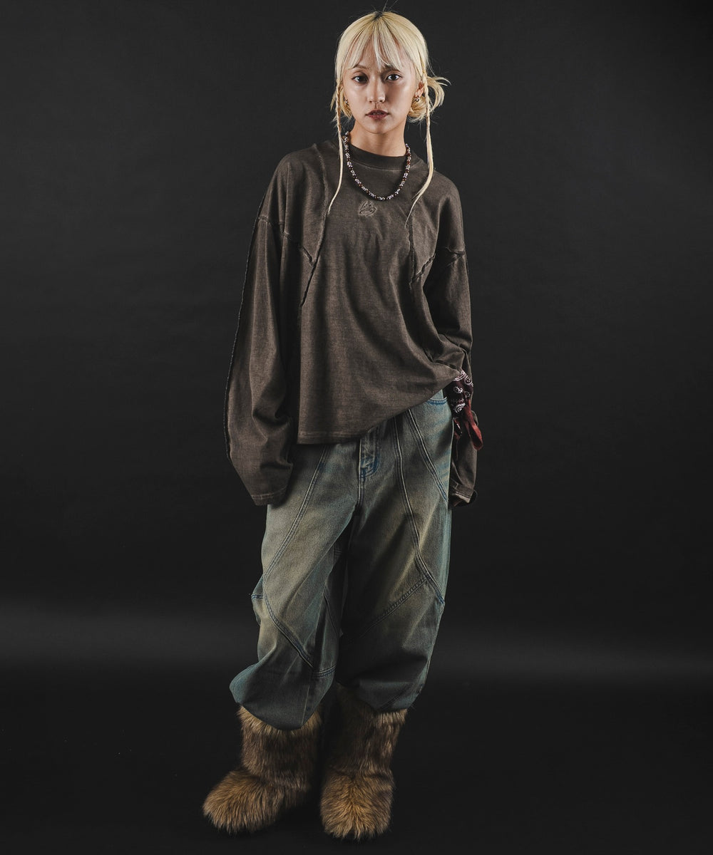 ブラウン モデル：172cm L着用