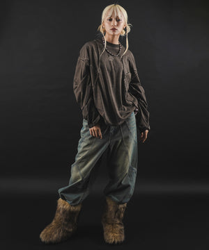 ブラウン モデル：172cm L着用