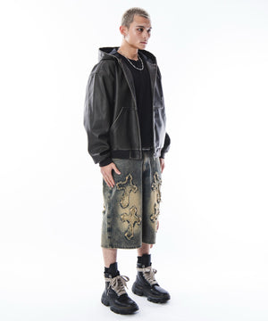 ブラウン　モデル：180cm L着用