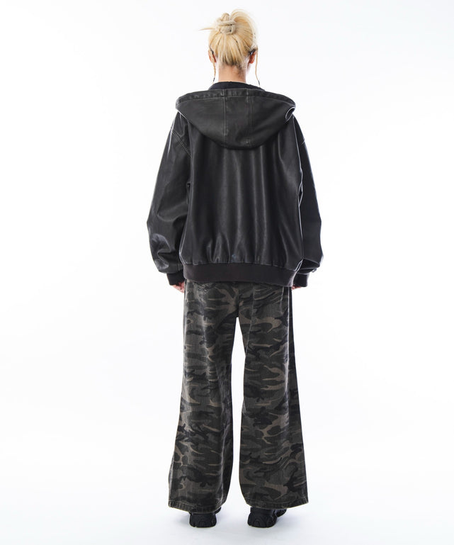 ブラウン　モデル：172cm M着用