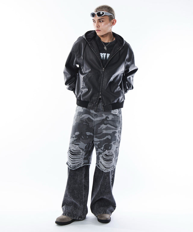 ブラック　モデル：180cm L着用