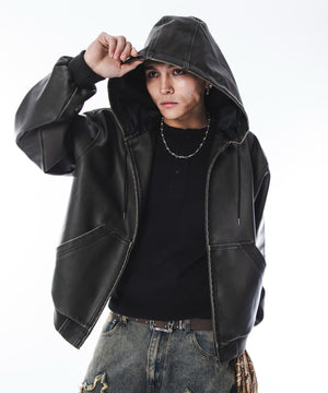 ブラウン　モデル：180cm L着用