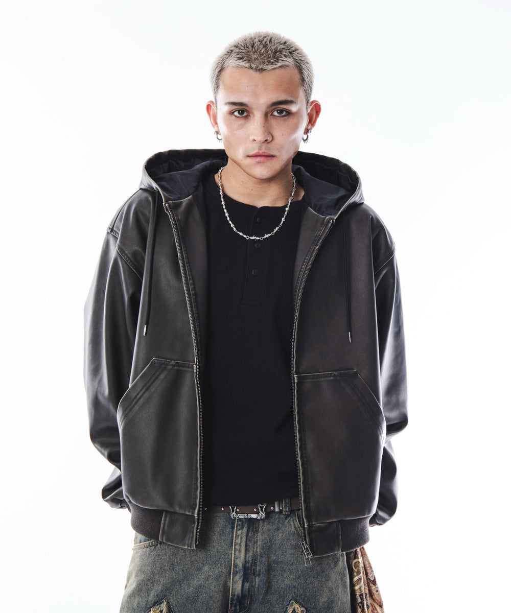 ブラウン　モデル：180cm L着用