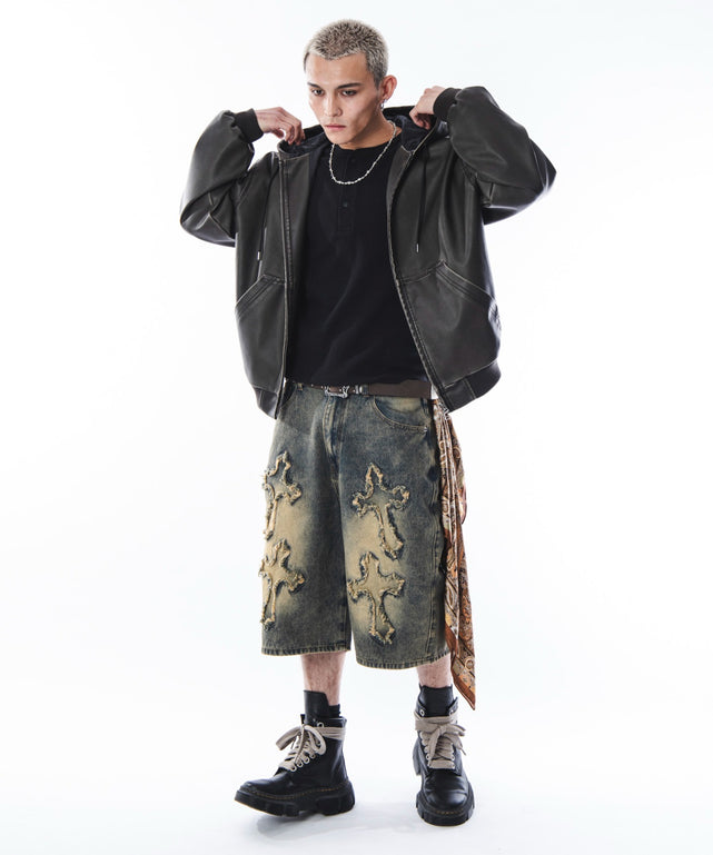 ブラウン　モデル：180cm L着用