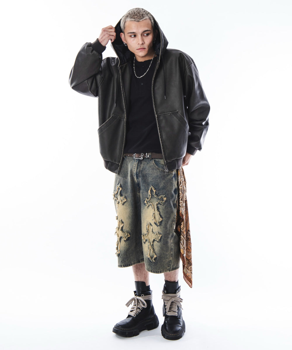 ブラウン　モデル：180cm L着用