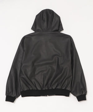 PUフードブルゾン