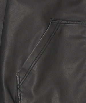 PUフードブルゾン