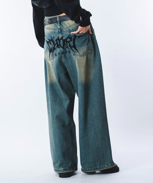 デニム中濃加工 モデル：172cm L着用