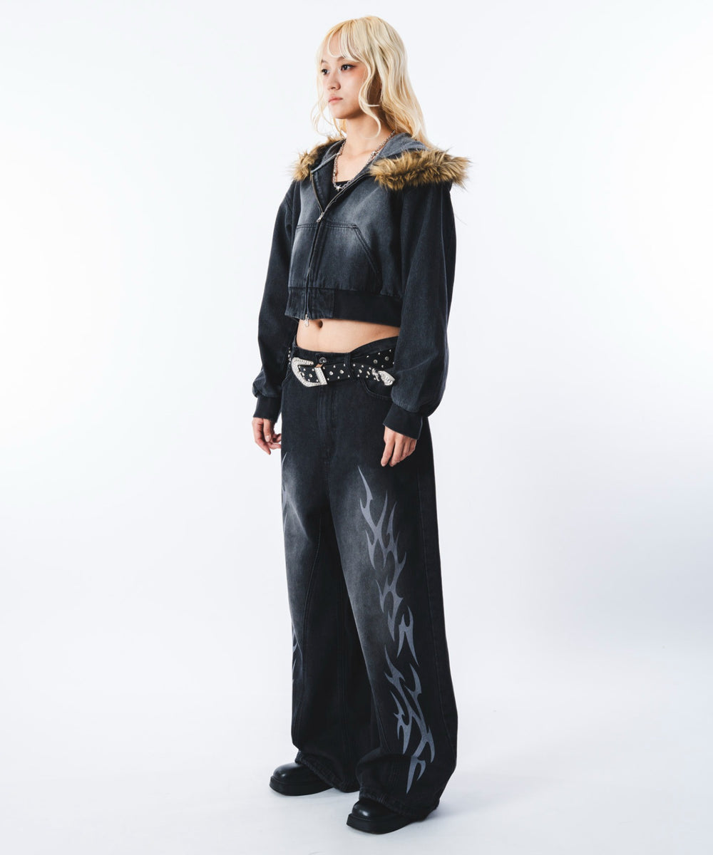 デニムブラックソノタ モデル：172cm L着用