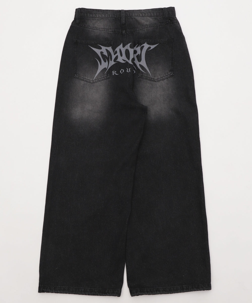 トライバルデニムパンツ