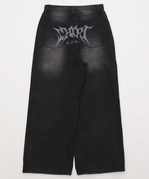 トライバルデニムパンツ