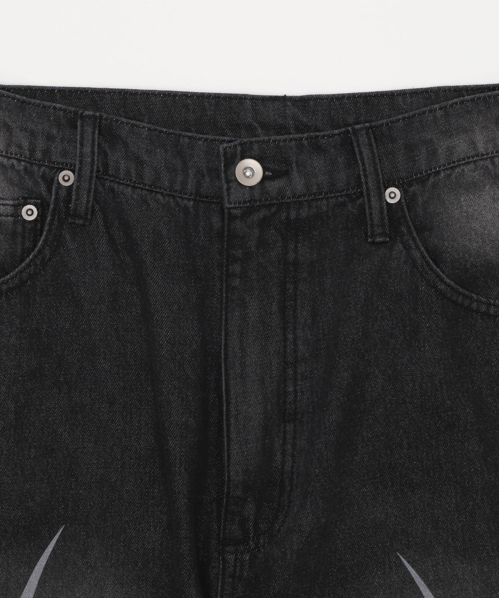 トライバルデニムパンツ