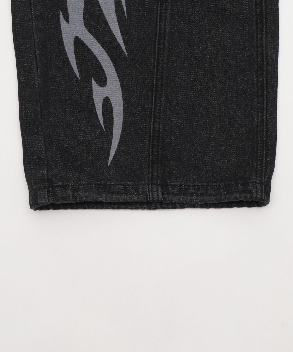 トライバルデニムパンツ