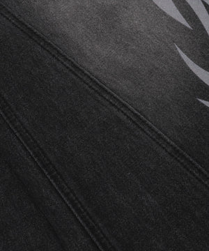 トライバルデニムパンツ