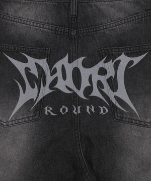 トライバルデニムパンツ