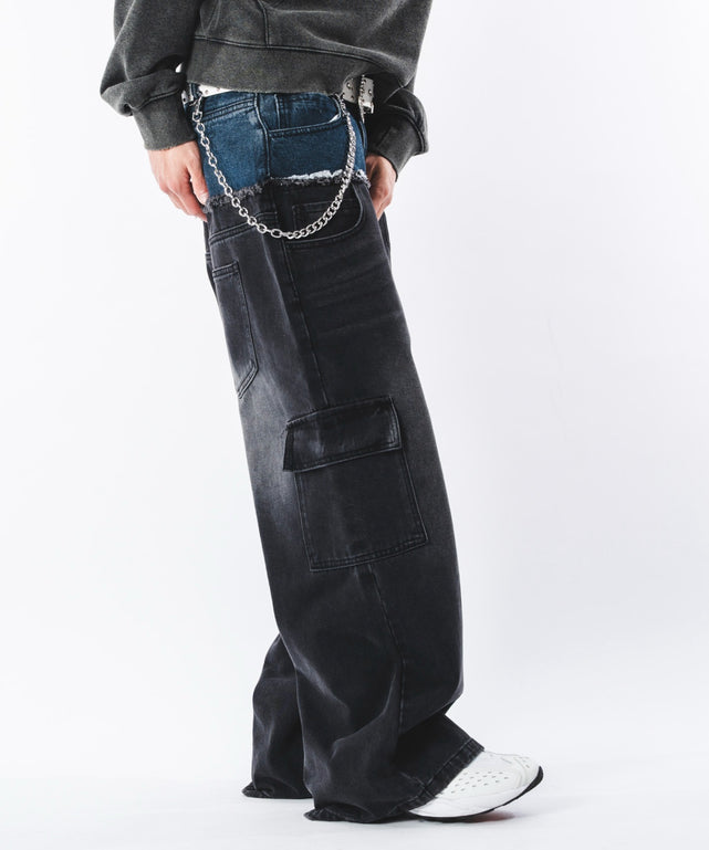 デニムブラックソノタ モデル：180cm L着用